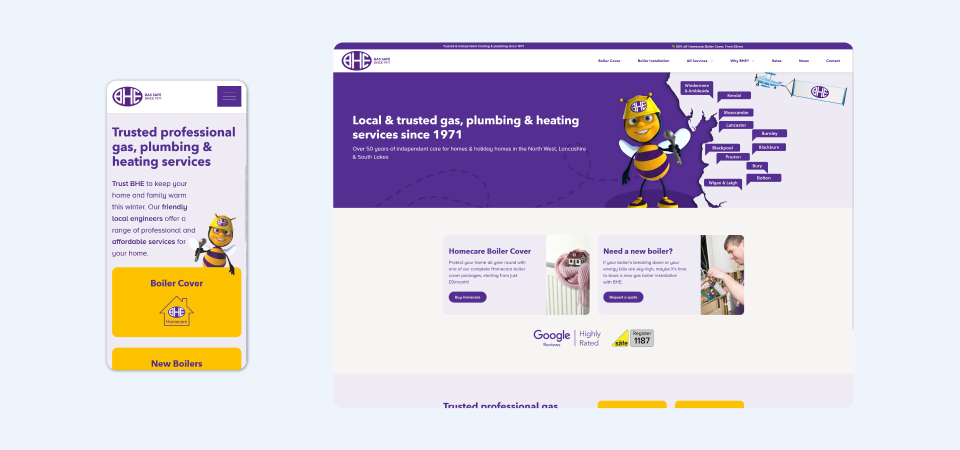 Experiences Local Website Design and Build in Bolton | BHE Services