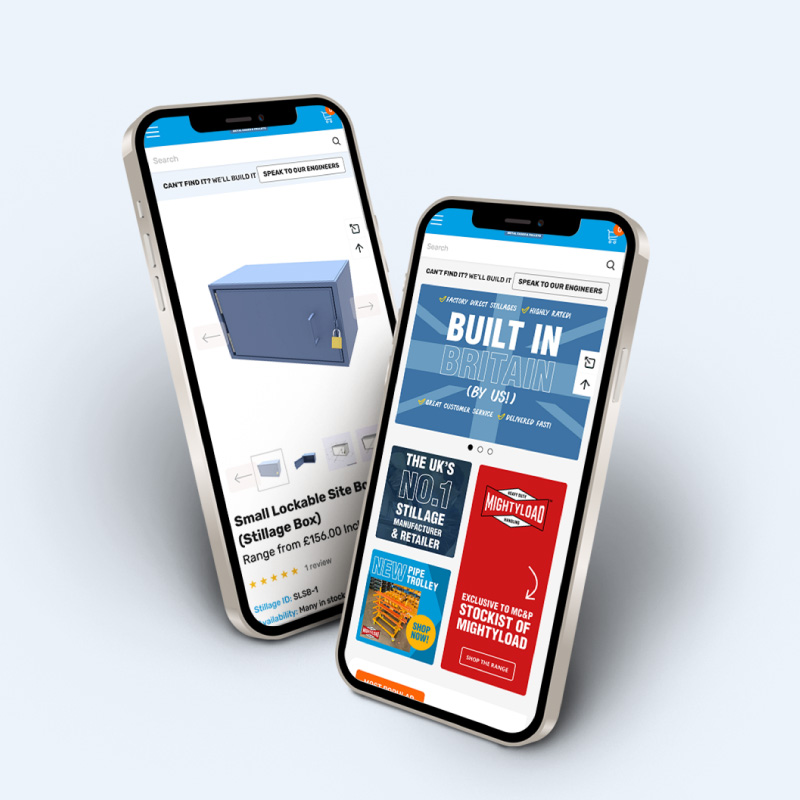 Website Design and Build for Metal Cages and Pallets Engineering, Wigan
