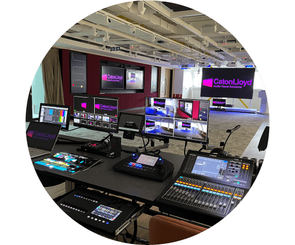 Photo of Audio installation at a CatonLloyd project in London
